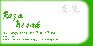 roza misak business card